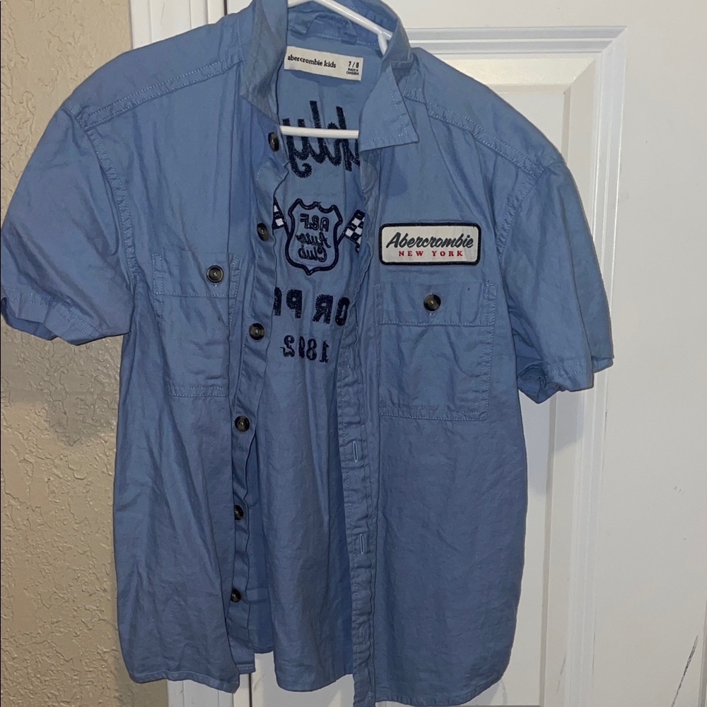 Abercrombie & Fitch Boy’s Light Blue Casual Shirt